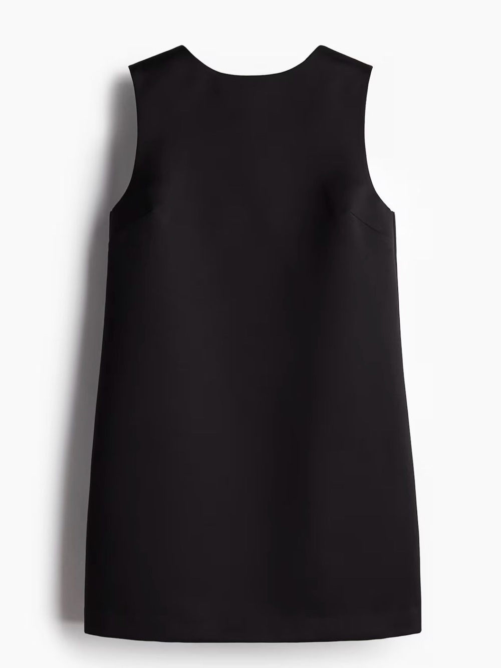 H&M Black Sleeveless Mini Shift Dress